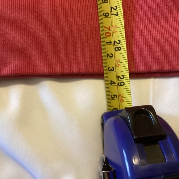 MENS CHAPS EVERYDAY FLEECE PULLOVER 1/4 ZIP SALMON/PINK COLOR XXL - Picture 8 of 9